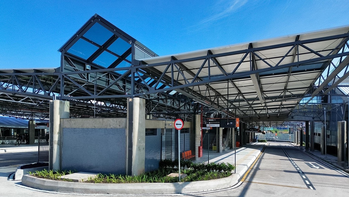 Novidade chegou pouco mais de um ano depois da inauguração da estação de trem/Sergio Barzaghi/PrefSP