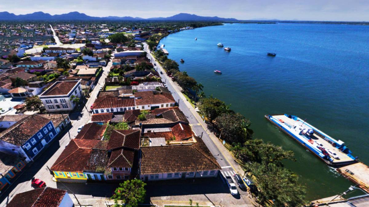 Cananéia, no litoral sul de São Paulo - Foto: Divulgação/Prefeitura de Cananéia