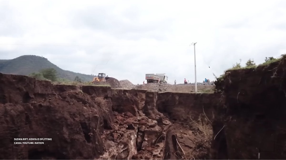 A separação começou há cerca de 30 milhões de anos, na região de Afar, no norte da Etiópia