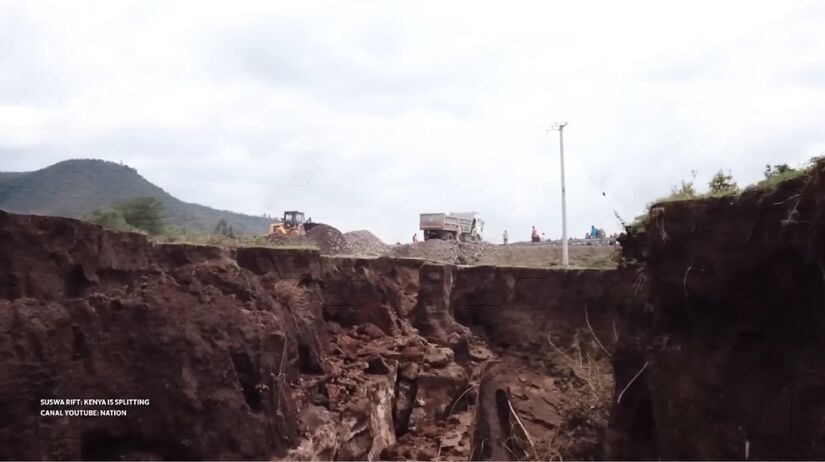 A separação começou há cerca de 30 milhões de anos, na região de Afar, no norte da Etiópia