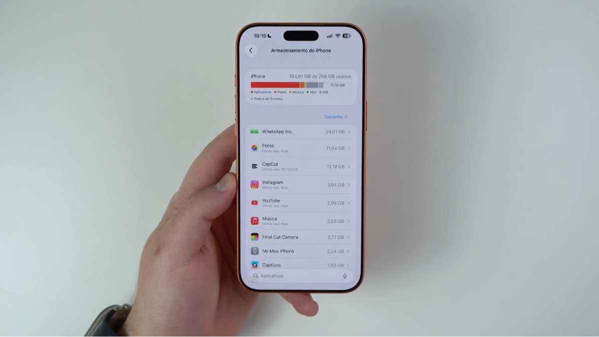 Nas configurações também é possível limpar aplicativos sem função