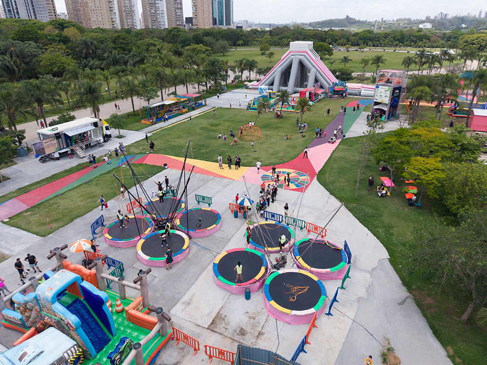 Recreadores promovem gincanas gratuitas ao longo de todo o feriado de Tiradentes /Divulgação