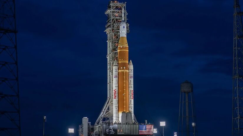 A tripulação do foguete Orion é composta por quatro astronautas. Eles são: Reid Wiseman, Victor Glover, Christina Koch e Jeremy Hansen/Divulgação/Nasa