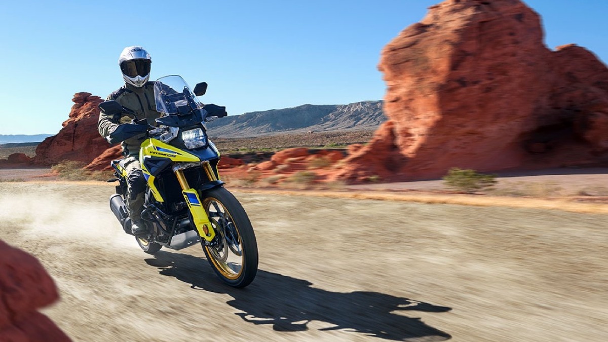 Com motor de 107 cv e inspiração na lendária DR-BIG, big trail japonesa inicia vendas a partir de R$ 86.950 com foco em tecnologia e conforto/Divulgação