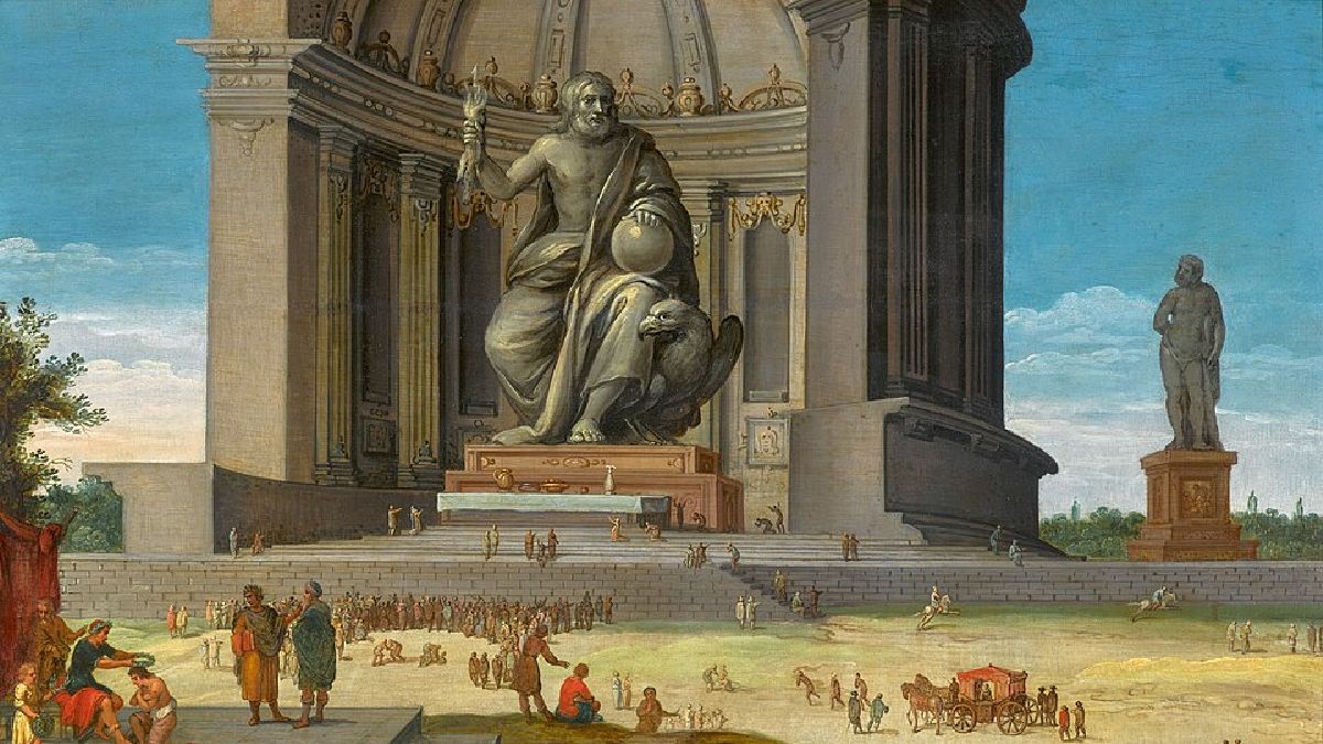 Estátua de Zeus em Olímpia (Foto: Jacob van der Ulft / Wikimedia Commons)
