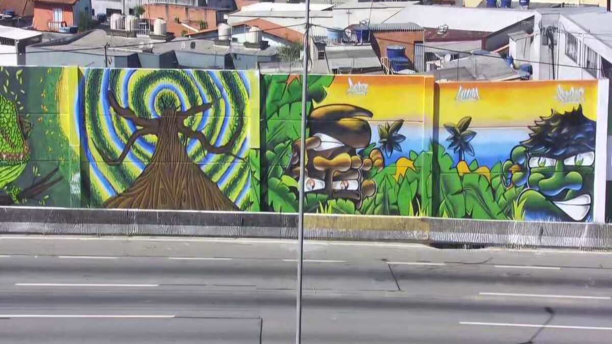 Via Dutra ganha cores e formas com continuidade do Projeto Grafite neste fim de semana - Divulgação/RioSP