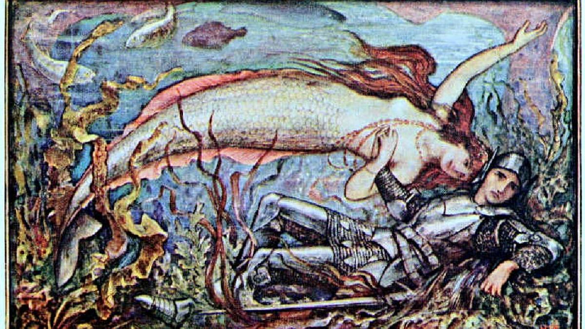Nome do código parece ter sido derivada comicamente da noção de a sereia ter uma cauda muito grande que ocupa espaço demais (Foto: H. J. Ford illustrator / Wikimedia Commons)