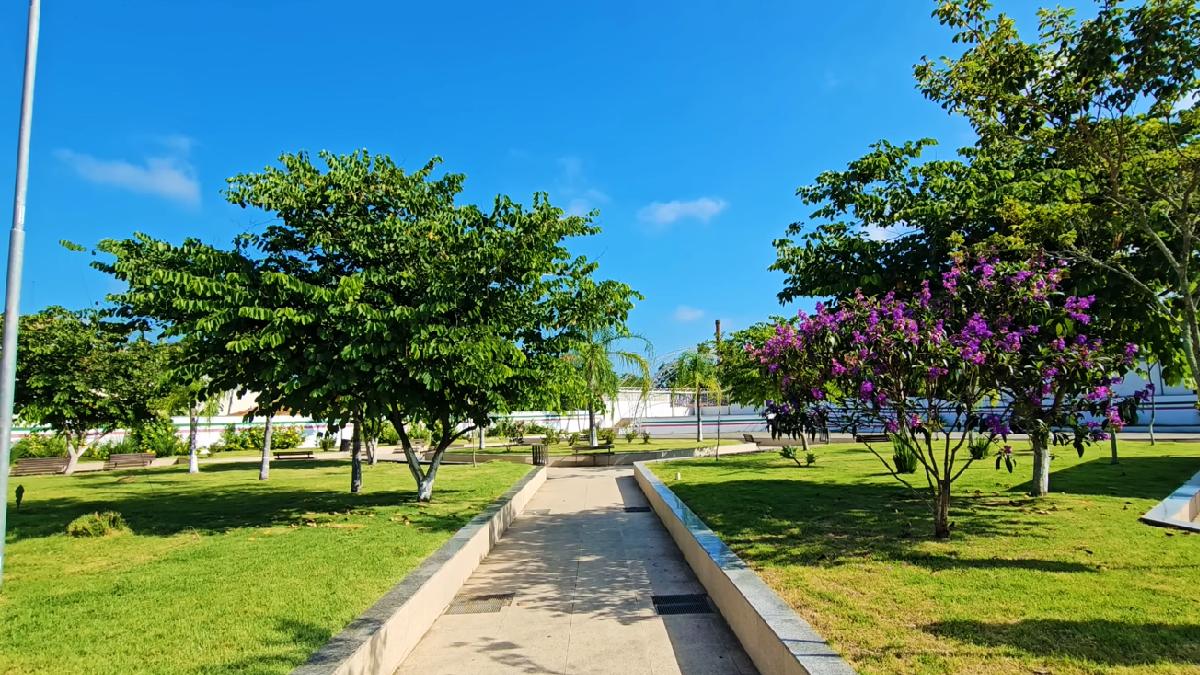 A cidade exala o clima do interior com uma igreja no centro de tudo e uma bela praça para passear (Foto: Reprodução / Youtube / De fora em Juiz de Fora)