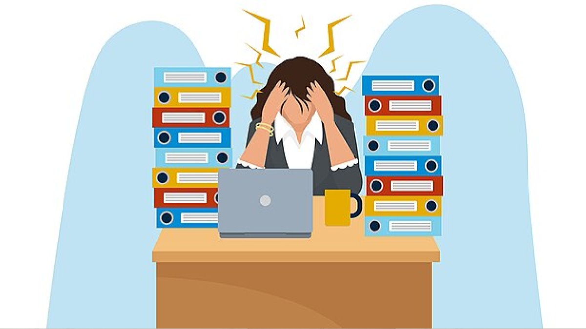 Entre os sinais mais comuns estão sintomas físicos e mentais de estresse e burnout, como dificuldade para dormir, maior esgotamento e queda no bem-estar (Foto: CIPHR Connect / Wikimedia Commons)