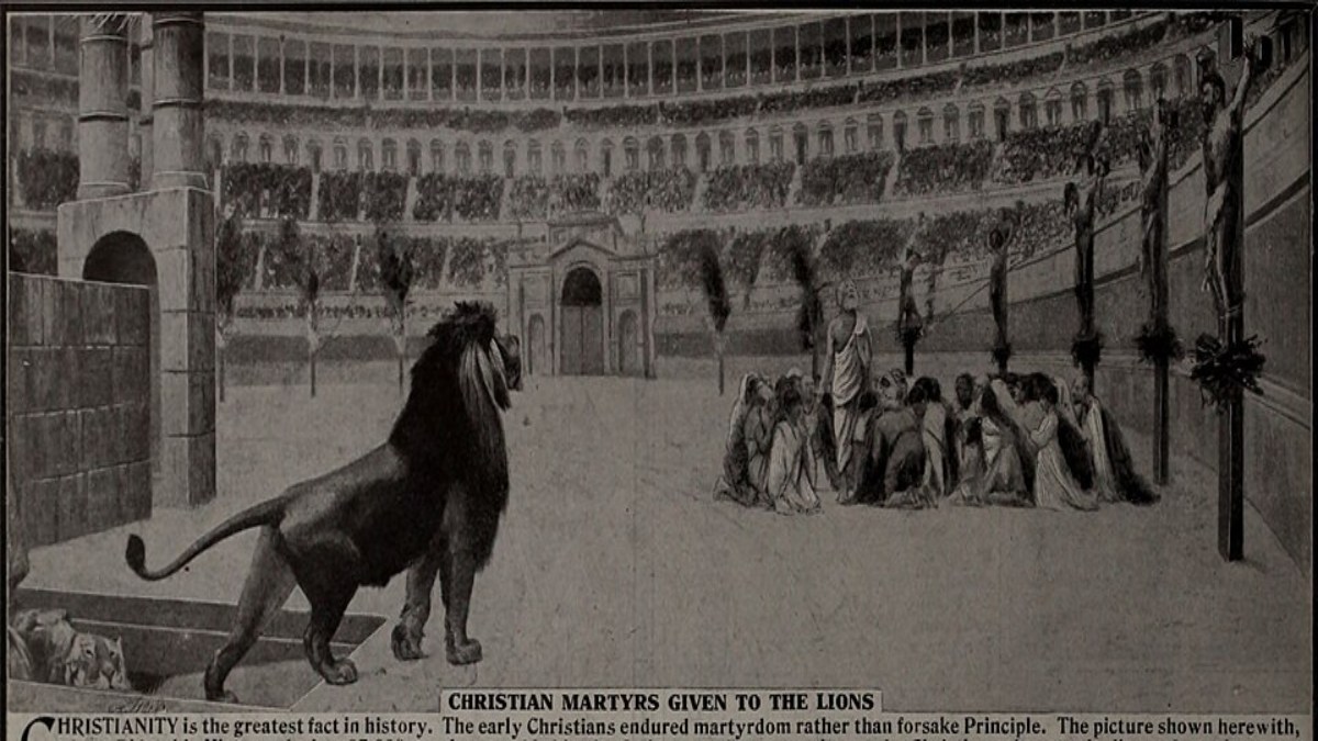 As batalhas com animais foram um dos fatores predominantes para a extinção de várias espécies, como o urso-do-Atlas e o leão-do-Atlas (Foto: Internet Archive Book Images / Wikimedia Commons)