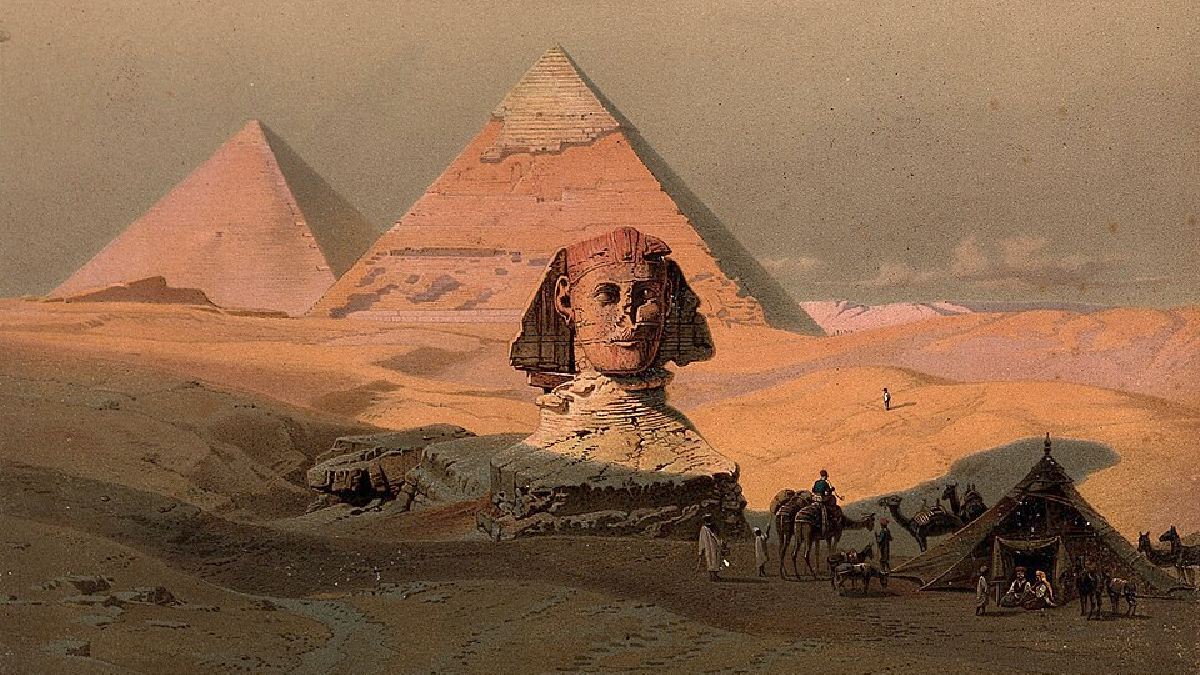 Pirâmides de Gizé (Foto: G.W. Seitz / Wikimedia Commons)