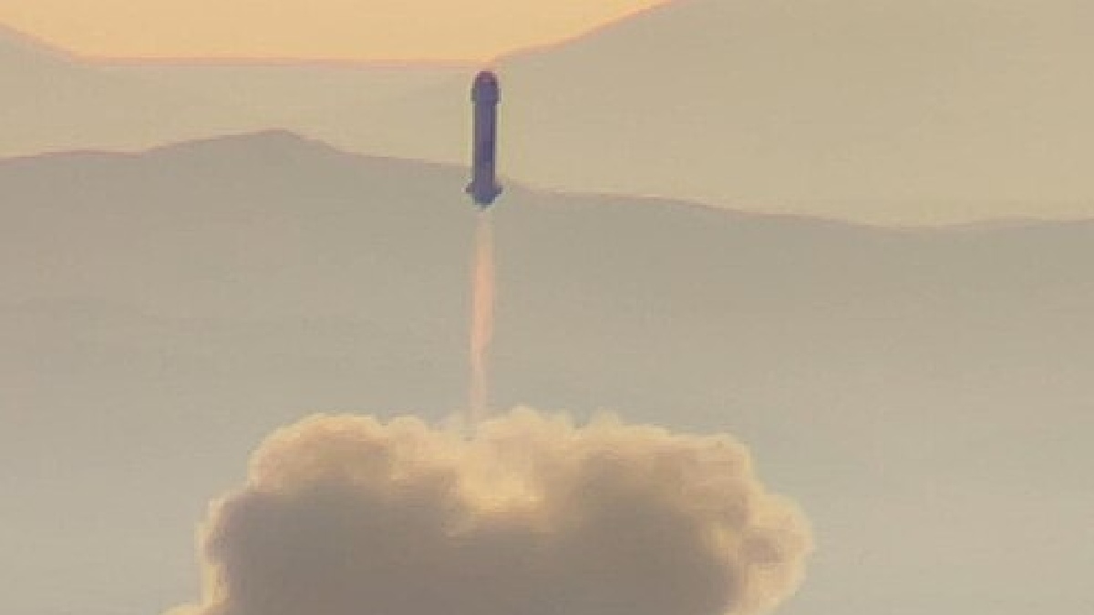 Lançamento da aeronave New Shepard NS-36 da Blue Origin feito em outubro de 2025