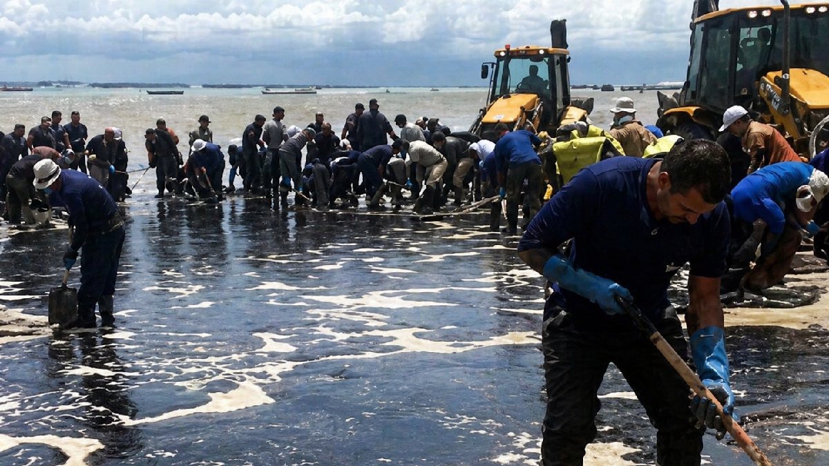 Vazamento de fluídos reacende alerta de como possíveis vazamentos, especialmente de petróleo, próximos à Foz do Rio Amazonas poderiam gerar catástrofes ambientais incomensuráveis ao ecossistema (Foto: TV BrasilGov)