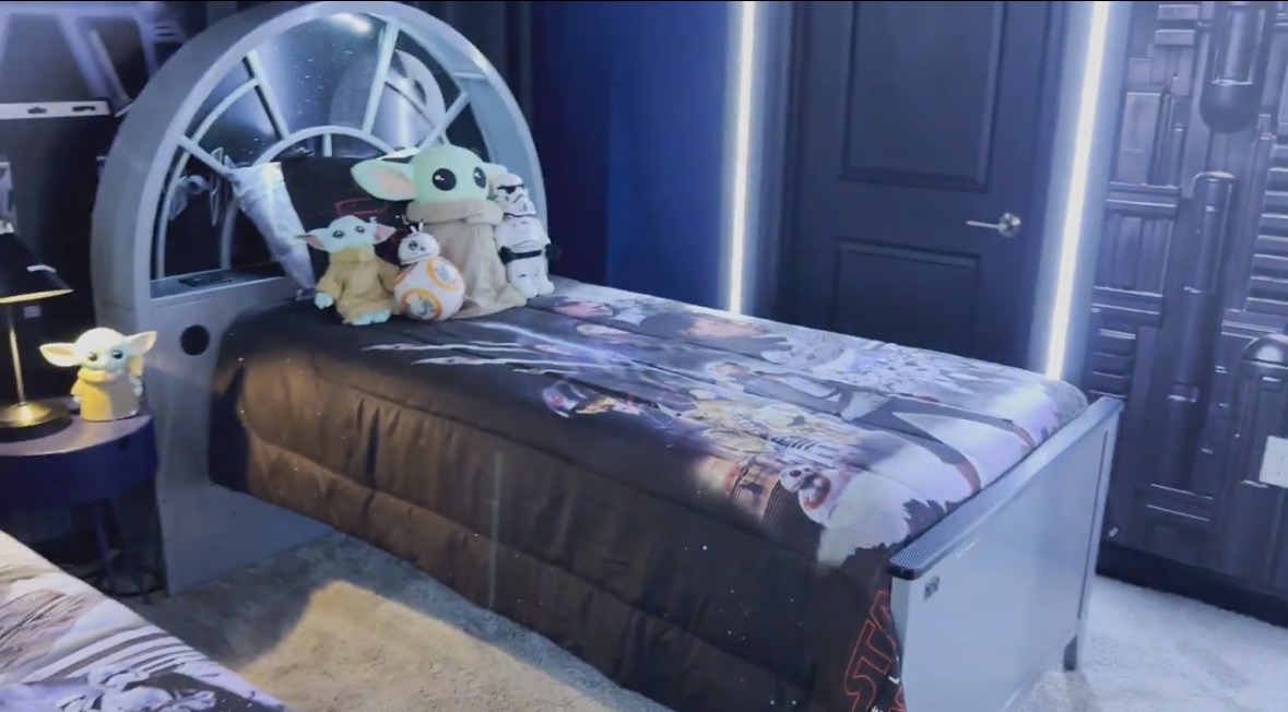 Quarto temático do Star Wars /Reprodução/Youtube