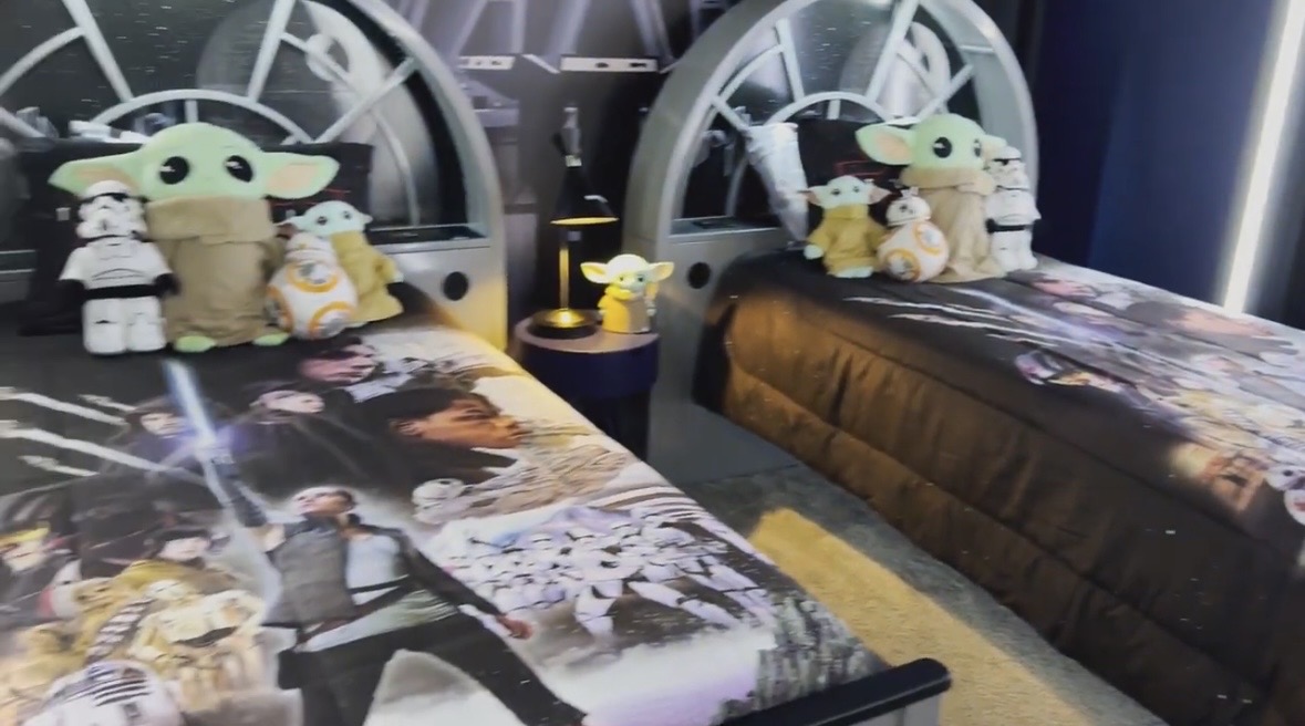 Quarto temático do Star Wars /Reprodução/Youtube
