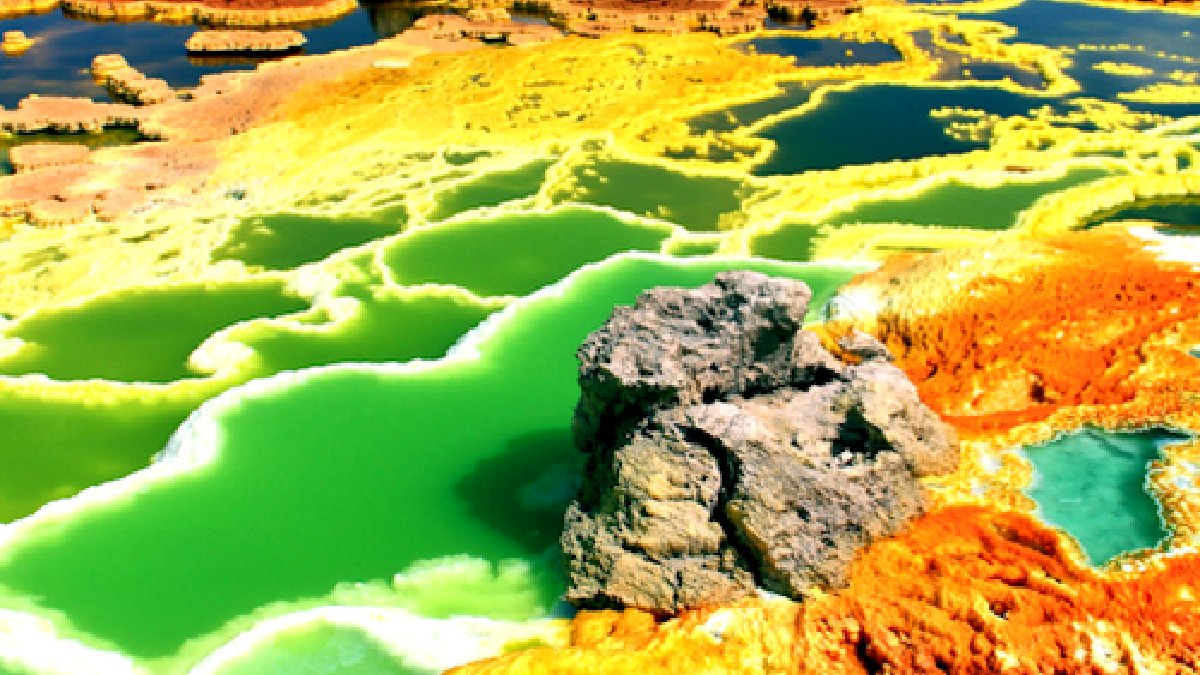 Dallol, Etiópia (Foto: Kotopoulou Electra / Wikimedia Commons)
