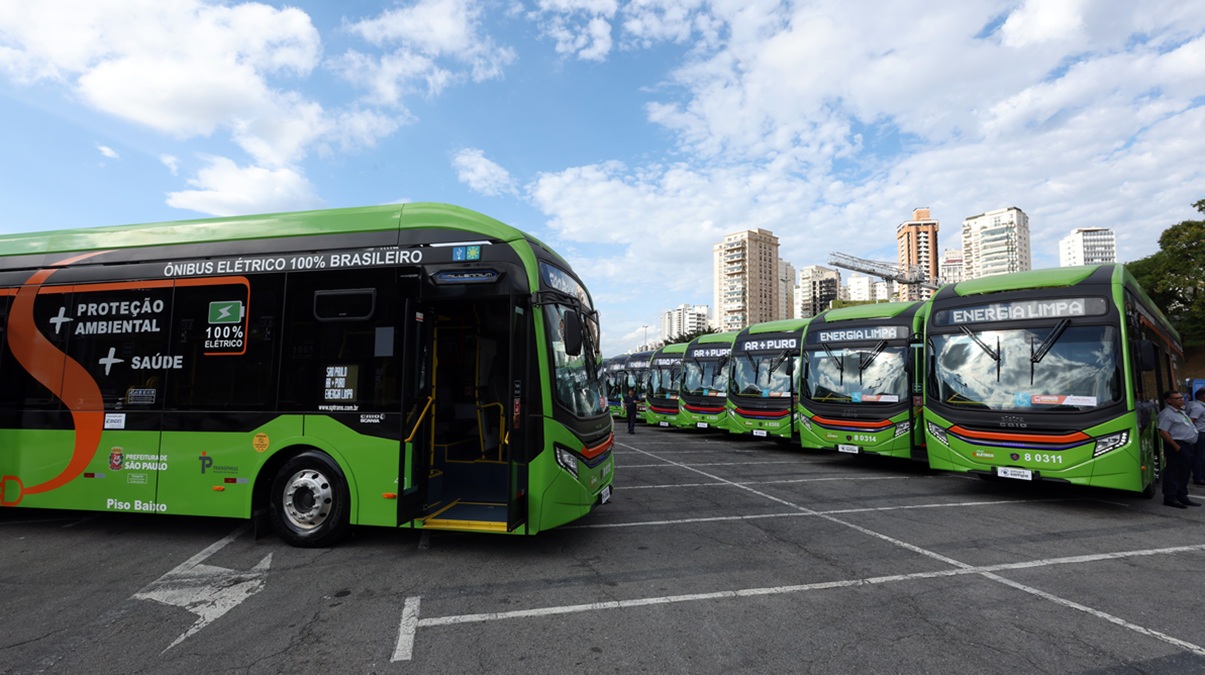 Ônibus municipal da cidade de São Paulo