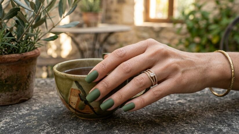 4. Verde oliva e musgo
