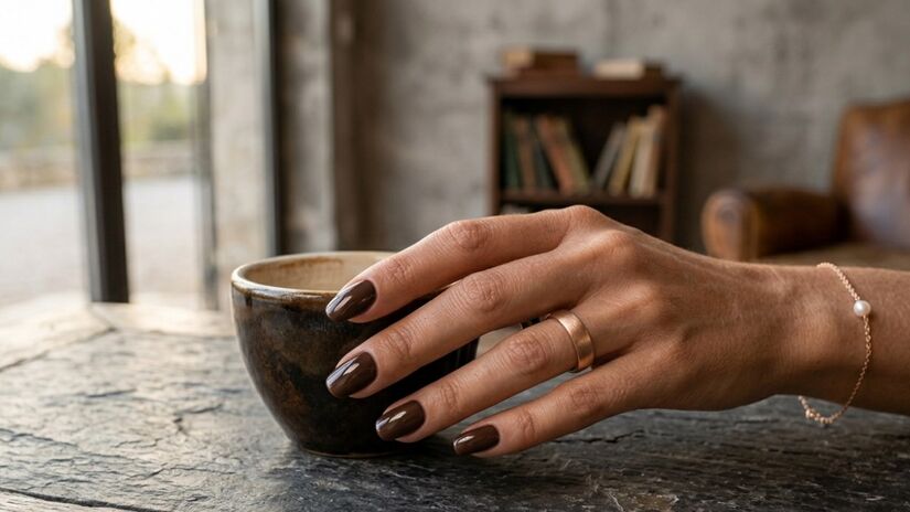 1. Marrom chocolate ou café