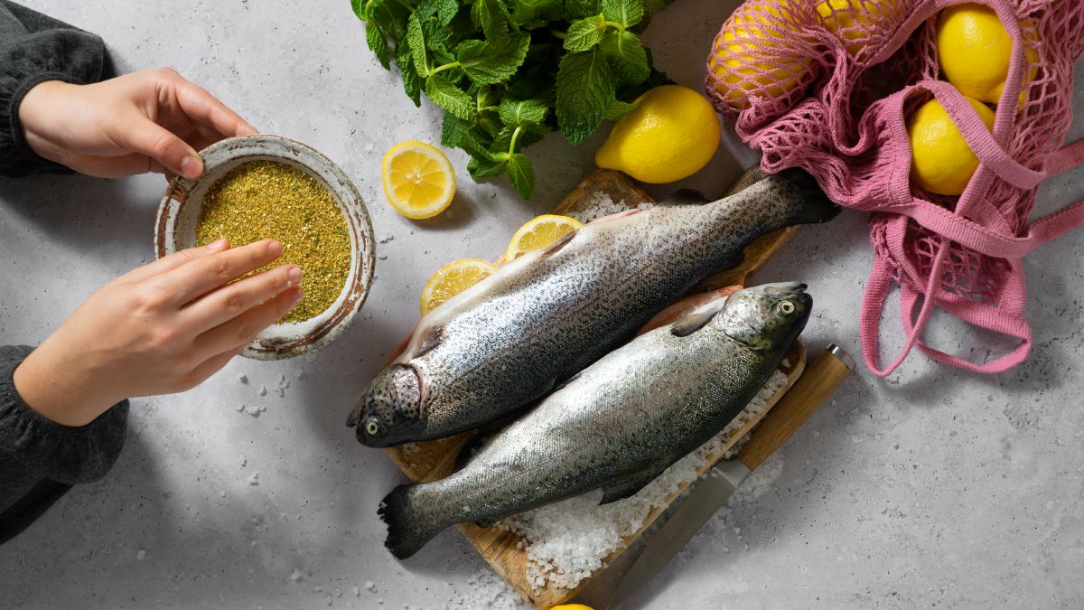 A truta é um peixe de água doce conhecido pelo sabor suave e pela ótima composição nutricional