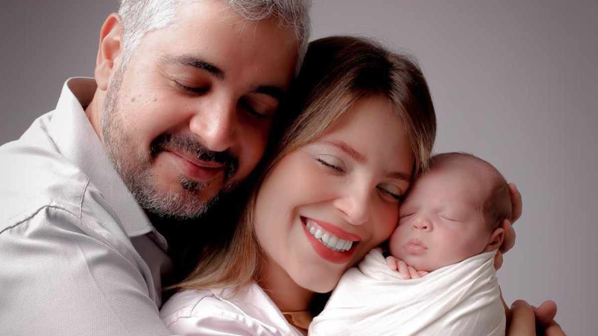 Jornalista Natália Bittencourt, da Record TV, vive sua primeira maternidade /Divulgação/@newbornbrasilia