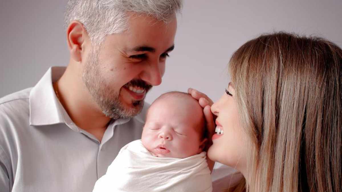 Após o nascimento do primeiro filho, Natália se afastou temporariamente da rotina na TV /Divulgação/@newbornbrasilia