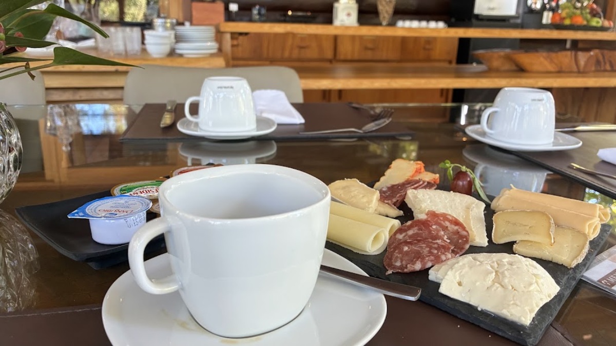 Café da manhã do hotel