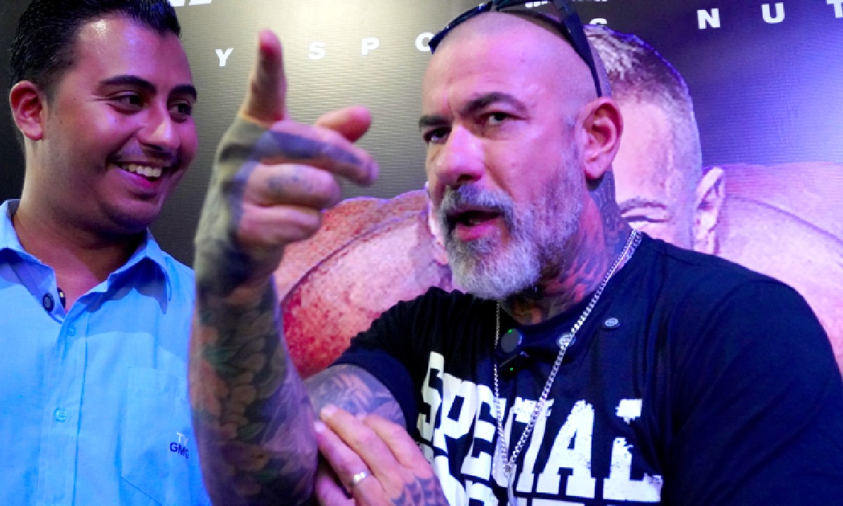 Henrique Fogaça durante entrevista exclusiva à Gazeta durante o Arnold Sports em São Paulo.