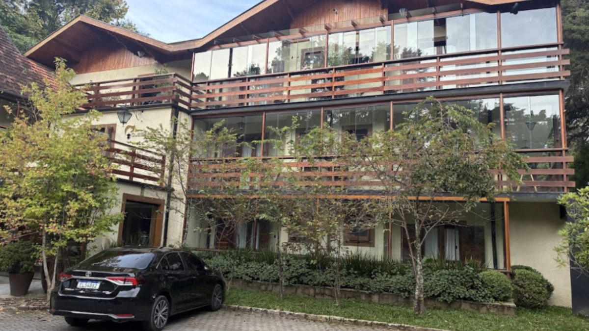 Entrada do Hotel Boutique Quebra-Noz, em Campos do Jordão