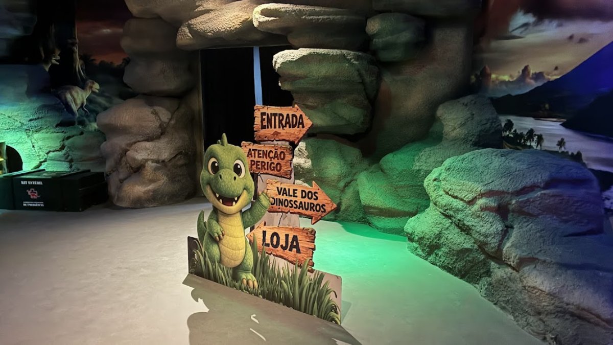 Vale dos Dinossauros, na Dreams House, em Campos do Jordão