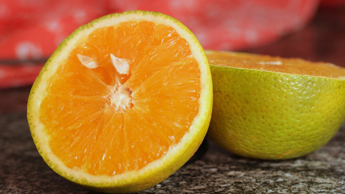 7. Laranja (originária do Sul da China e do Sudeste Asiático)