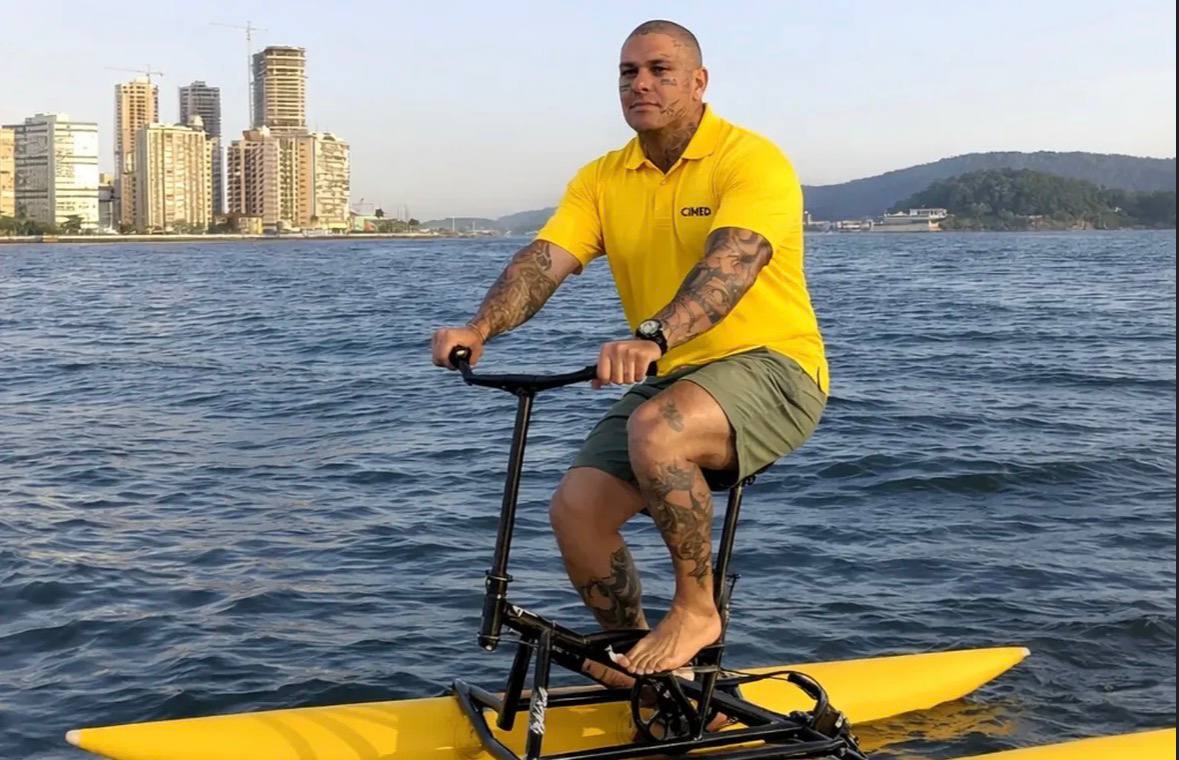 O influenciador Toguro já experimentou a nova atração de Santos /Reprodução/Instagram