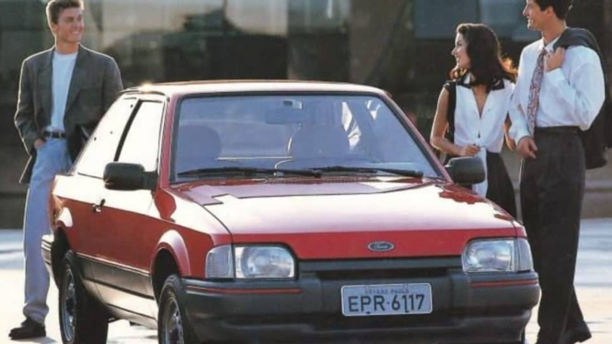 Ford Escort Hobby O Ford Escort Hobby, com motor 1.0 e fabricado em 1994, tem valor médio de R$ 7.727 na Tabela Fipe. Foto: Divulgação