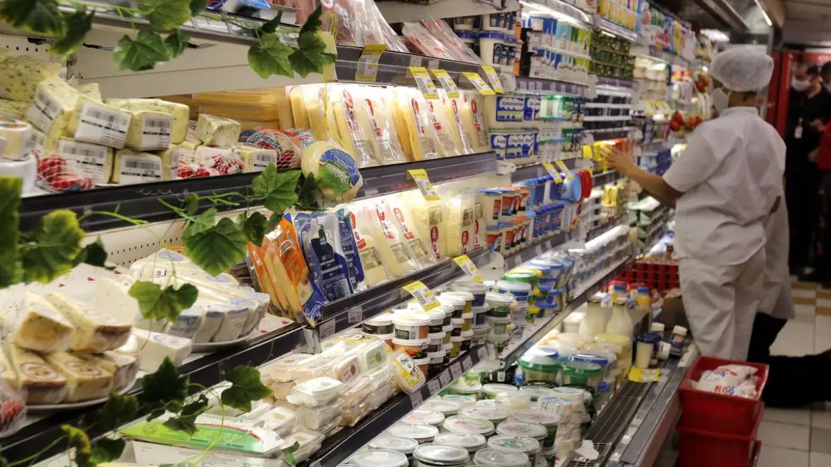 O setor de laticínios registrou altas mais modestas na capital federal, aliviando o impacto para o consumidor local. Tânia Rego/Agência Brasil