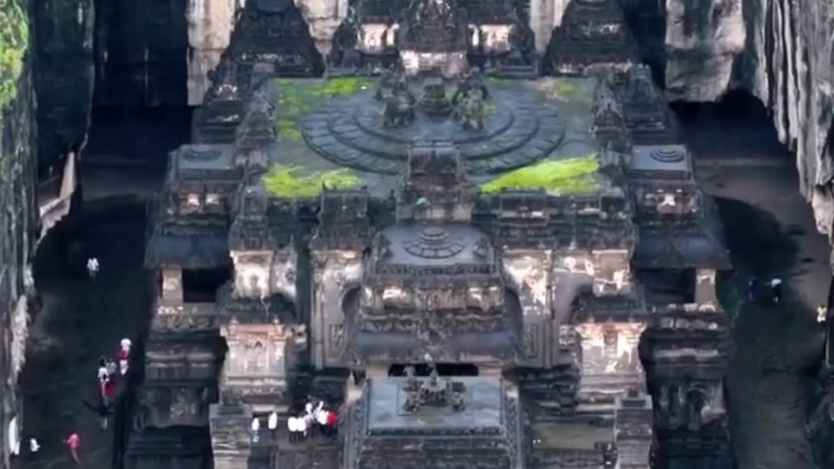Templo Kailasa, na Índia