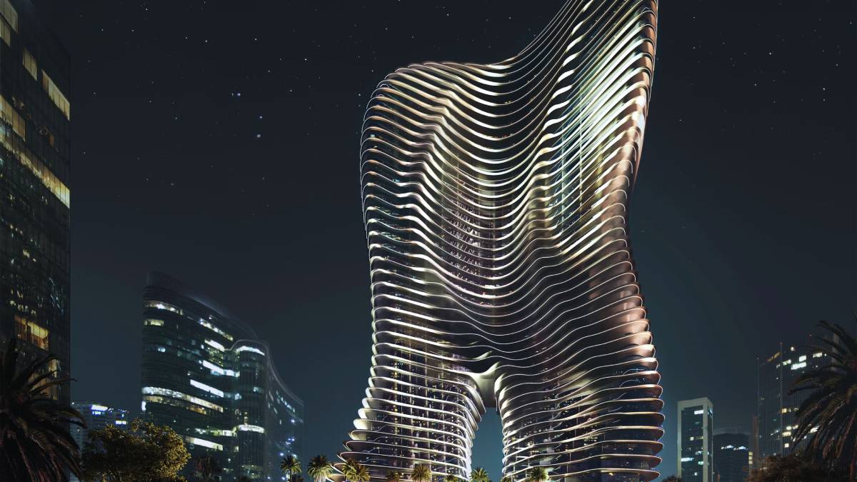 No Oriente Médio, Neymar garantiu uma cobertura no Bugatti Residences, em Dubai, pelo valor de aproximadamente R$ 314 milhões. (Foto: Divulgação/ Bugatti)