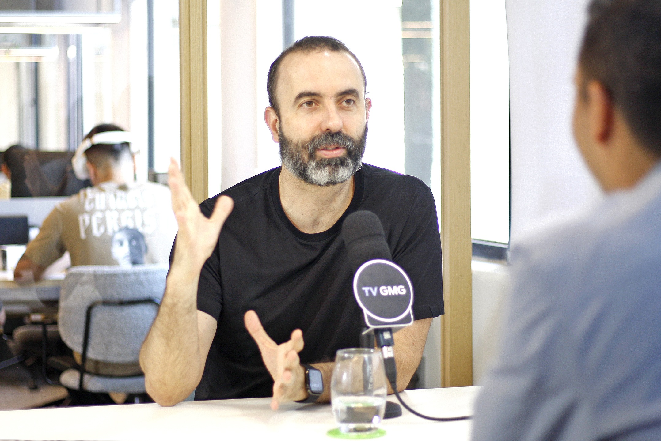 Fabiano de Marco durante entrevista exclusiva à Gazeta em São Paulo.