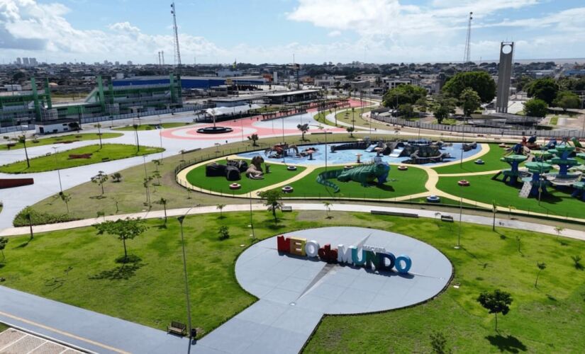 Macapá, no Norte do Brasil, chama atenção por um detalhe raro: é a única capital do País atravessada pela Linha do Equador. - Foto: Divulgação