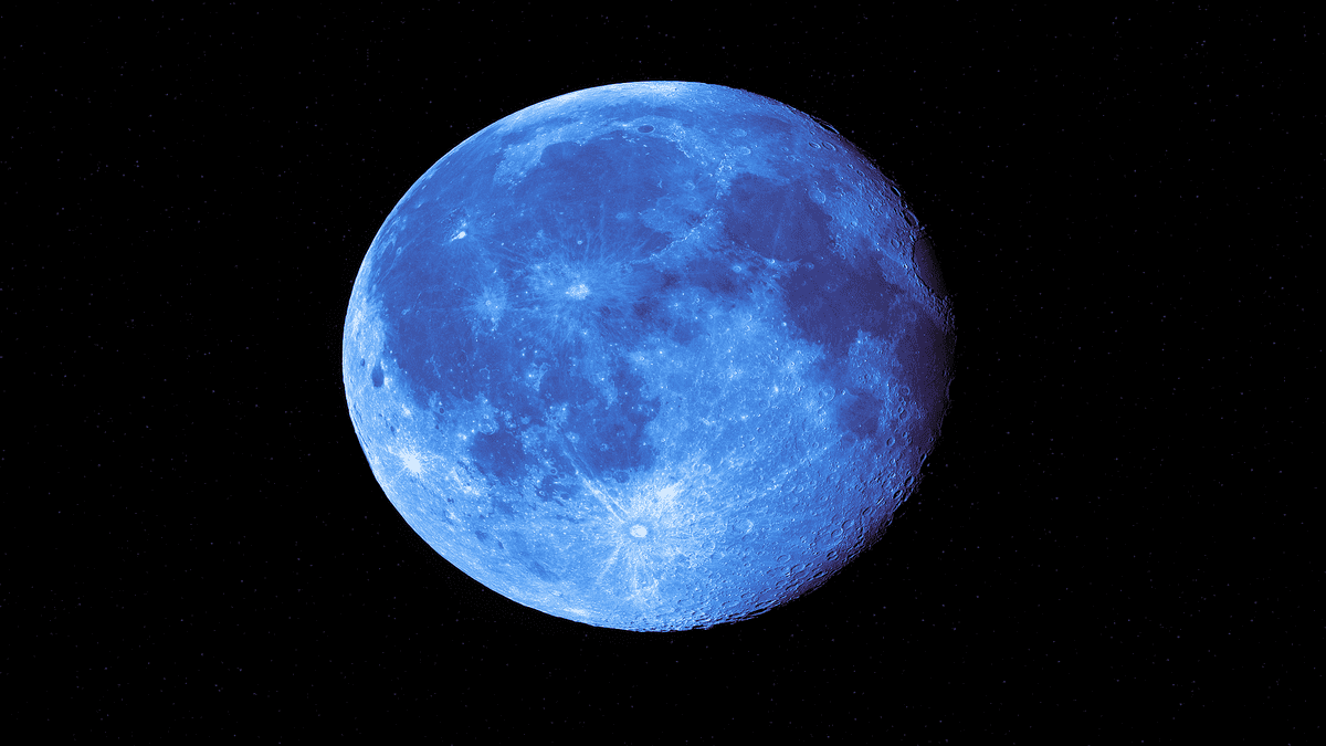 Fenômeno da lua azul acontece quando duas luas cheias surgem no mesmo mês - Pixabay