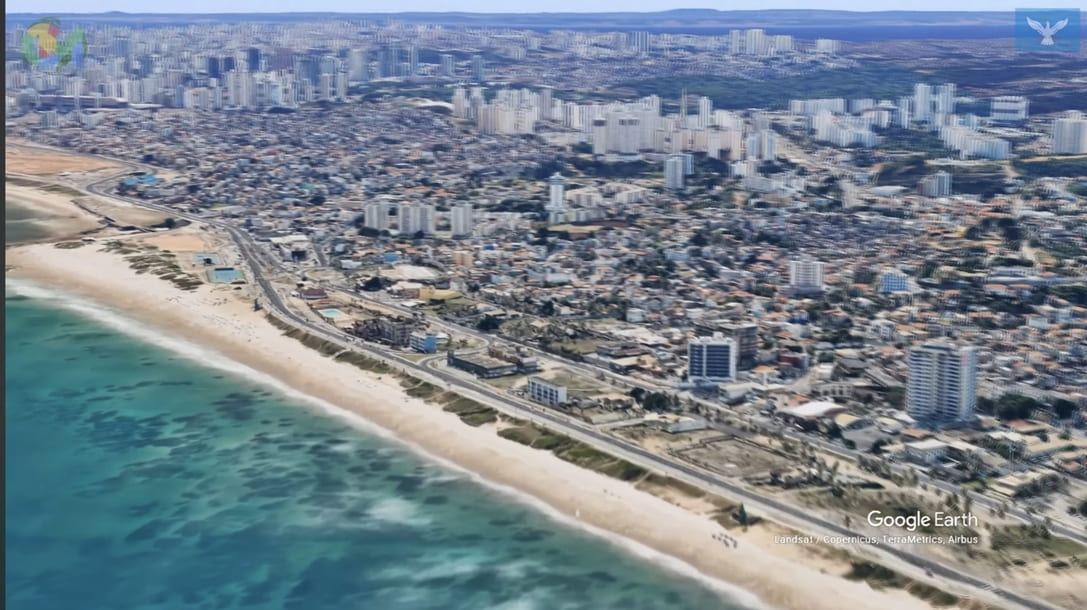 Orla da capital baiana atrai turistas com praias famosas e paisagens naturais impressionantes - Reprodução /YouTube