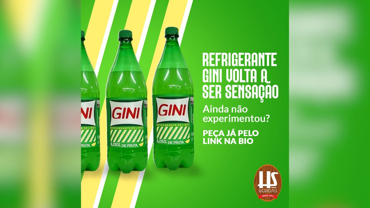 A volta do Gini ao mercado é resultado de um projeto que visa resgatar marcas icônicas do passado. (Fotos: Redes Sociais/Reprodução)