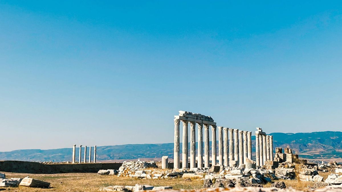 As ruínas de Laodiceia ficam próximas a Denizli, na Turquia, em uma região marcada por antigas rotas comerciais (Foto: Pexels)