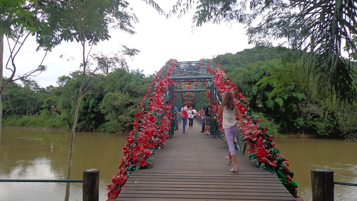 A decoração natalina é uma das atrações sazonais que ajudam a movimentar o turismo local (Foto: Wikimedia Commons/Luzanira)