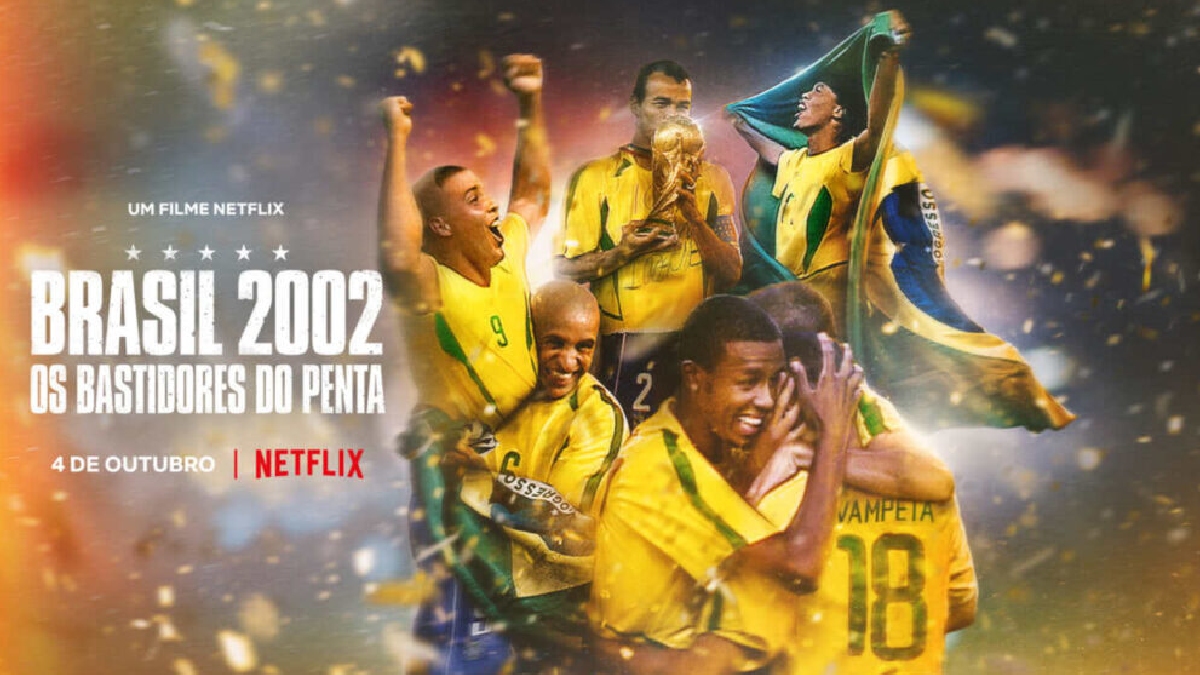 Brasil 2002: Os Bastidores do Penta (Netflix): A produção revisita a campanha do último título mundial do Brasil com um olhar diferenciado - (Divulgação/Netflix)