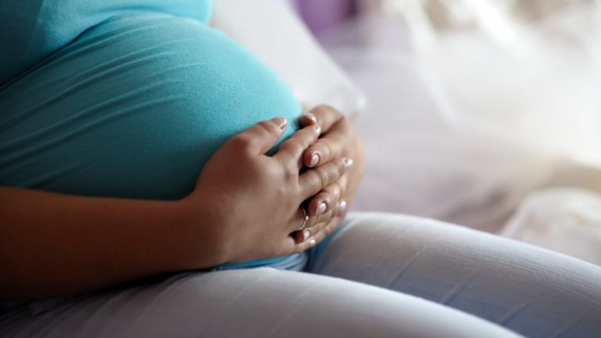 Gestante solicita o salário-maternidade pelo celular após as novas regras do INSS.