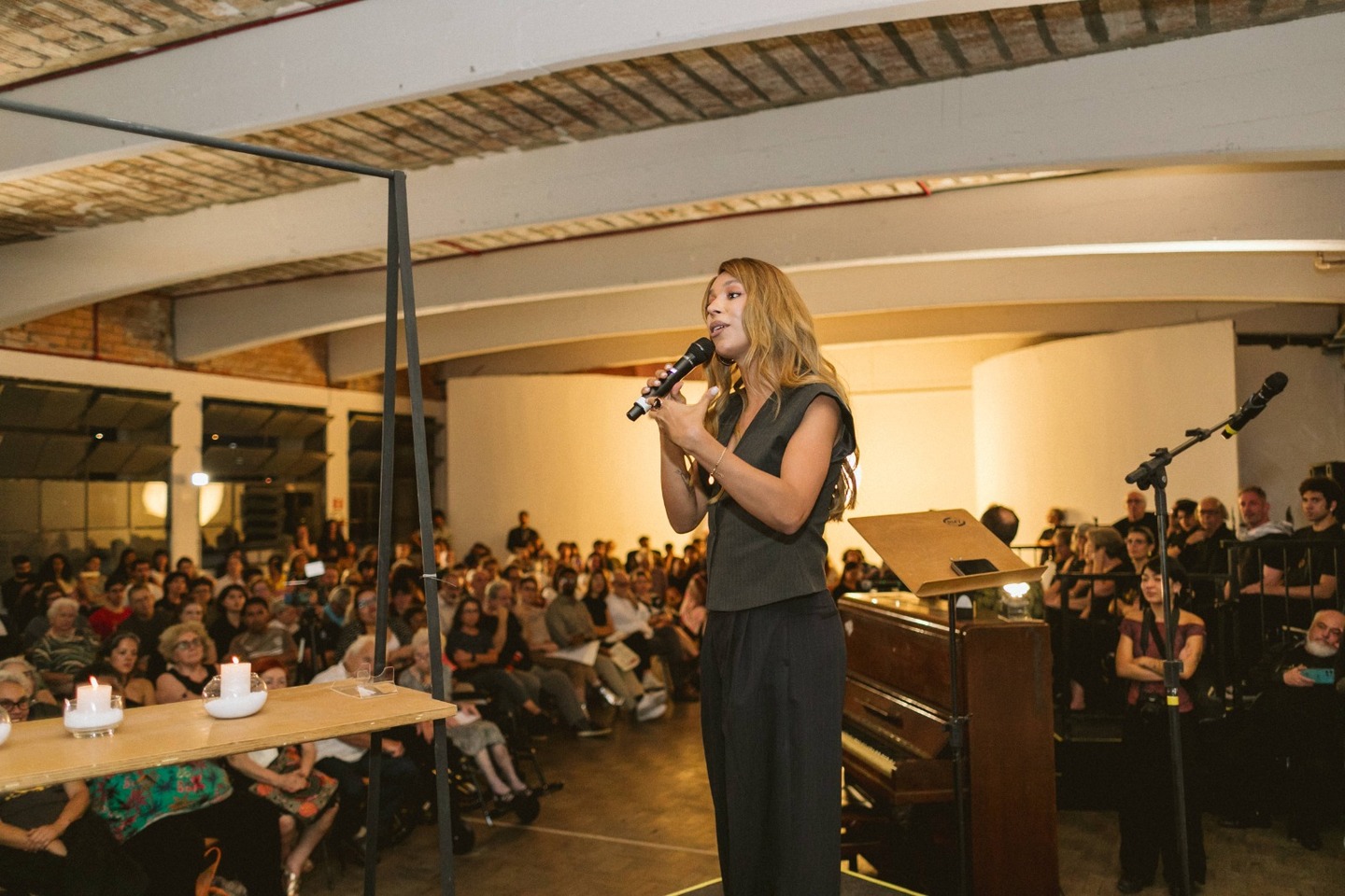 Fala da parlamentar fechou o evento/Pérola Dutra/Divulgação