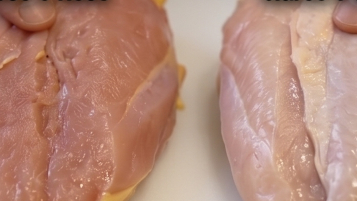 Muita gente acredita que a cor amarelada do frango indica uma carne mais saudável, mas a diferença é apenas visual. Ilustração/Gazeta de S. Paulo