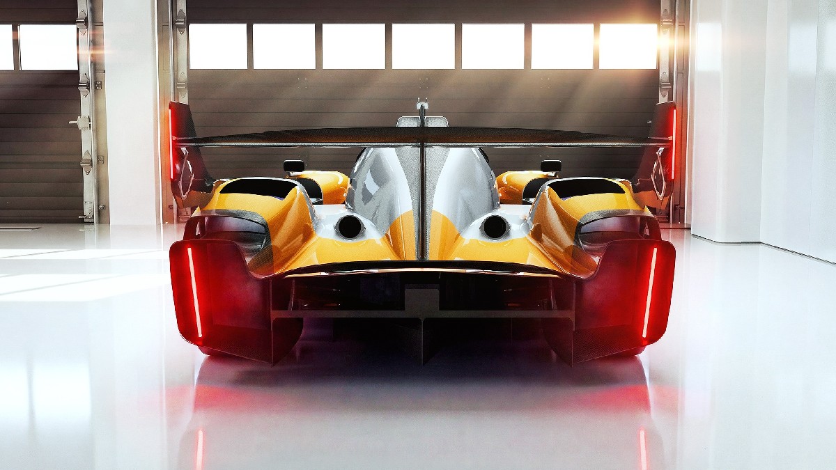 A nova arma foi apresentada com uma pintura de testes, inspirada no McLaren M6A/Divulgação