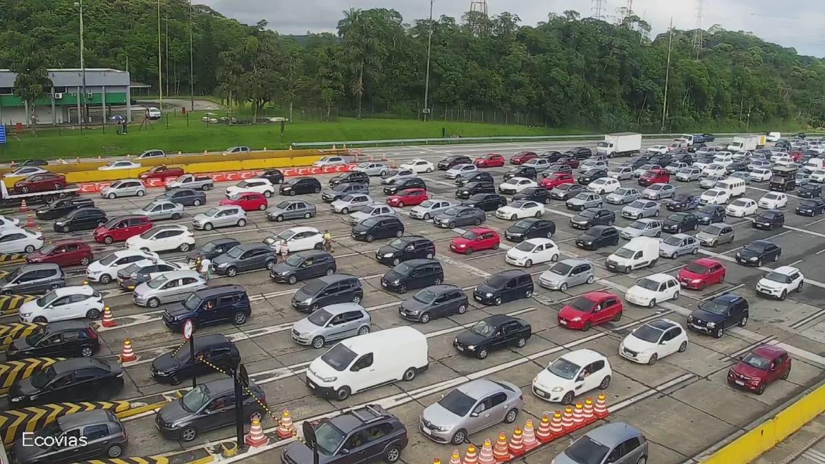 Para organizar o tráfego nos períodos de maior movimento, está prevista a implantação da Operação Descida (7x3) - Divulgação/Artesp