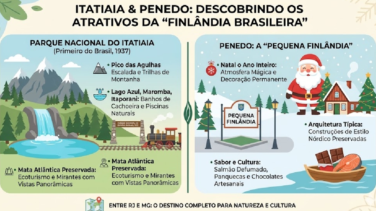 Um dos maiores diferenciais é a sua atmosfera natalina permanente - (Ilustração/Gazeta de S.Paulo)